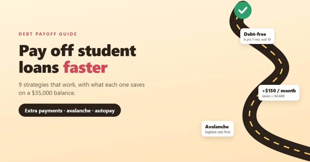 How to pay off student loans faster — a road to a debt-free date with milestones for extra payments